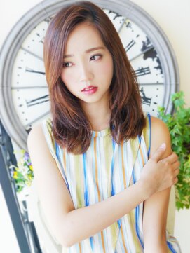 ヘア ジュレ ドゥ(hair jurer deux) 【ヘアジュレドゥ 松田】 愛されクール大人女子☆ロブセミディ