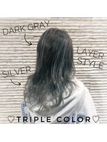 ビス リアン 川口店(Vis lien) 脱白髪染めハイライトカラー30代40代50代