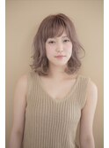 【Peace 】ふんわりミディアムヘア♪#ことりベージュ