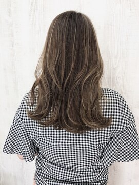 ラッズプラスエイチ(Lads+h) 【Lads+h 】ハイライト×ラベンダーグレージュ