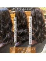 チョビー(Chobii)&nbsp;表参道 デジタルパーマ フリンジウェーブ 抜け感ヘア 栗原/024