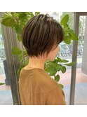 絶壁解消!丸みがかわいいショート