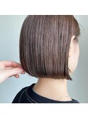 髪質改善縮毛矯正外ハネボブ美髪ワイドバングイメチェン