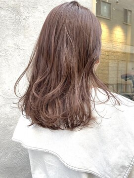 ニア 清澄白河(nir) 〈清澄白河 半個室〉ブリーチなし！/ピンクベージュ