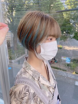 インク サカエ(inq sakae) インナーカラー★ミントグリーン