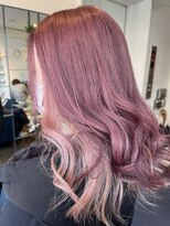 ダブル アンダーバー サロン(W_SALON) 【W_SALON 河原町】ピンク×ピンクインナー/大人可愛い