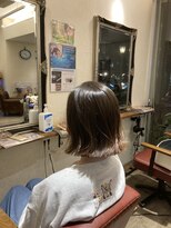 ヘア デザイン スタイリー(Hair Design stylee) 切りっぱなしボブ