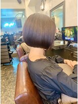 ジョージ(Jo-Ji)&nbsp;黒髪ボブ ぱっつんボブ 顎ラインボブ 肩上ボブ