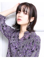 クラッチムク 博多口(CLUTCH muk.)&nbsp;大人可愛い２０代３０代４０代小顔暗めカラー 外ハネボブD4