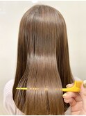 【MUA 札幌　馬場】酸性ストレート×艶カラー