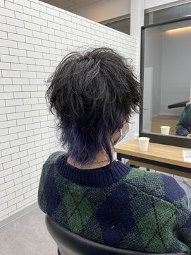 オムデュー(HOMME DEUX) 【AOI】色落ち綺麗なインナーカラー