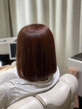 アリエス(Aries) 愛されオレンジ×モテ艶ロブヘア◎30代40代50代