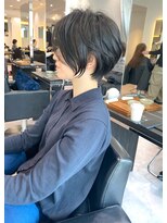 バンプ ギンザ(BUMP GINZA)&nbsp;白髪ぼかしハイライト/絶壁解消/ひし形大人ショートボブ/聖