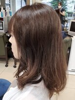 ヘアークリアー 春日部 大人可愛いミルクティーベージュ/柔らかいイメージ/30代40代50代