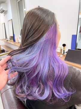 ランプ(Lamp) ユニコーンカラー/インナーカラー ビフォアー＆アフター