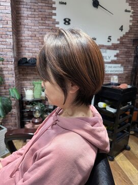 ディアー 生駒店(Dear) 30代40代50代◎大人ナチュラルレイヤーショートボブ生駒1