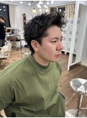 【スパイキーショートパーマ】