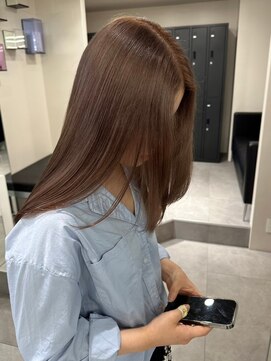 ベレーザ 渋谷(BELEZA) 7895髪質改善トリートメントブリーチなしカラー韓国ワンホンヘア