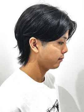 ヒュイル バイ ニアウ(Hwyl by Niau) メンズマッシュパーマニュアンスパーマスパイラルパーマ刈り上げ