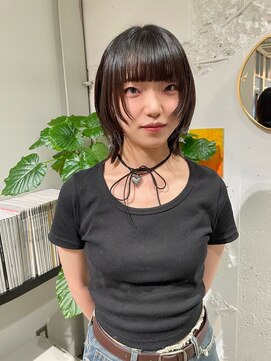 クリアーオブヘアー 栄南店(CLEAR of hair) ウルフレイヤー×黒髪