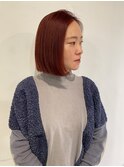 切りっぱなしボブ
