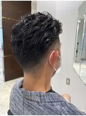 メンズフェード・ニュアンスパーマ