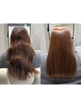 【南区・大福】柔らかくナチュラルな仕上がりのストレートで、周りと差がつく美髪に…◇[岡山/髪質改善]