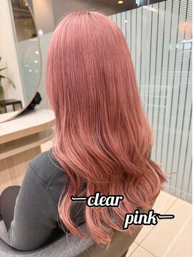 アース 浦安店(HAIR&MAKE EARTH) 柔らかな発色クリアピンク♪
