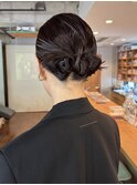 【徳岡】ヘアセットタイトヘアお呼ばれヘア参列ヘア