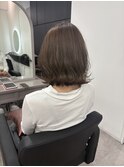 グレージュ外ハネボブ