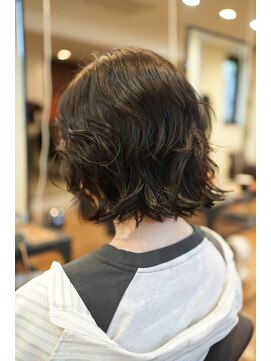 ノラキチジョウジ(NORA KICHIJOJI) ボブレイヤーボブパーマウルフパーマ外国人風パーマウルフカット