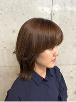 オーサム 下北沢(THE AWESUM)&nbsp;伸ばし途中の外ハネボブオリーブカラー[下北沢/下北沢駅]