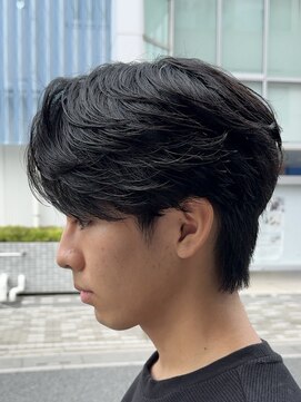 オーガニック アトリエ 大宮(organic+atelier) 韓国風センターパートマッシュニュアンスフェザーパーマ