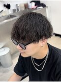 シャドウパーマ波巻きスパイラルパーマウルフパーマ名古屋駅栄駅