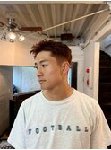 サーフカール/スパイキーショート/ブルーブラック/心斎橋