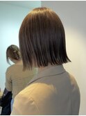 切りっぱなしボブ/ぱつっとボブ/外はねボブ　