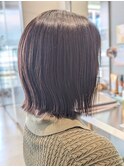 秋を先取り！20代30代かわいい切りっぱなしくびれボブ