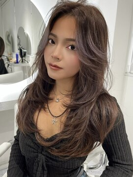 ヨロ 上野(YOLO) ハイライトカラーミルクティーベージュケアブリーチダブルカラー