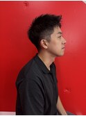 ツーブロ　前上げ　戸越