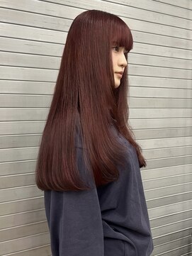 ロックス バイ マグ 松本(rocks BY MAG) チェリーレッド暖色カラーボルドーワインレッド春カラー