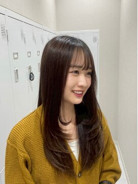 モノリス 武蔵小杉(MONOLITH.) レイヤーカット/ブラウンカラー/髪質改善トリートメント