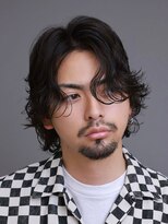 アンサー 渋谷(ANSWER)&nbsp;メンズミディアム　メンズボブ　毛流れスパイラル