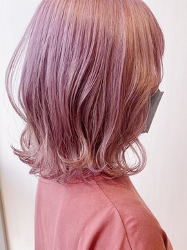 オプティマヘアー(Optima Hair) ダブルカラー×フェミニンピンク