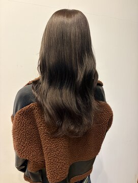 ロックス バイ マグ 松本(rocks BY MAG) 小顔カットオリーブベージュ透明感艶感カラーくびれレイヤー