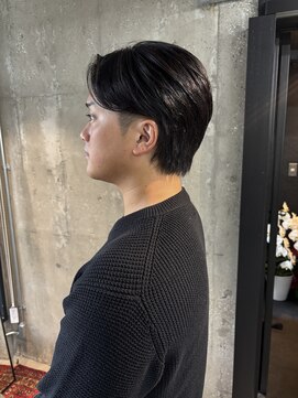 オルカ(ORCA) ニュアンスパーマ/men's/センターパート/ダウンパーマ/新宿/藤沼