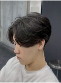 フェザーパーマメンズパーマ眉毛シャドウパーマ19時以降