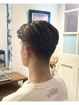 リノショアーズ ショウナン 辻堂店(RinoShores SHONAN) メンズハイライトサイドパートオールバック