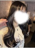 《高橋亜美》グレージュ/イヤリングカラー/エクステ