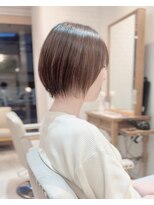 アンリー(Anree)&nbsp;◆ショート×縮毛矯正ナチュラルショートアッシュカラー