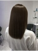 ブリーチなしダブルカラーオリーブベージュ川越本川越